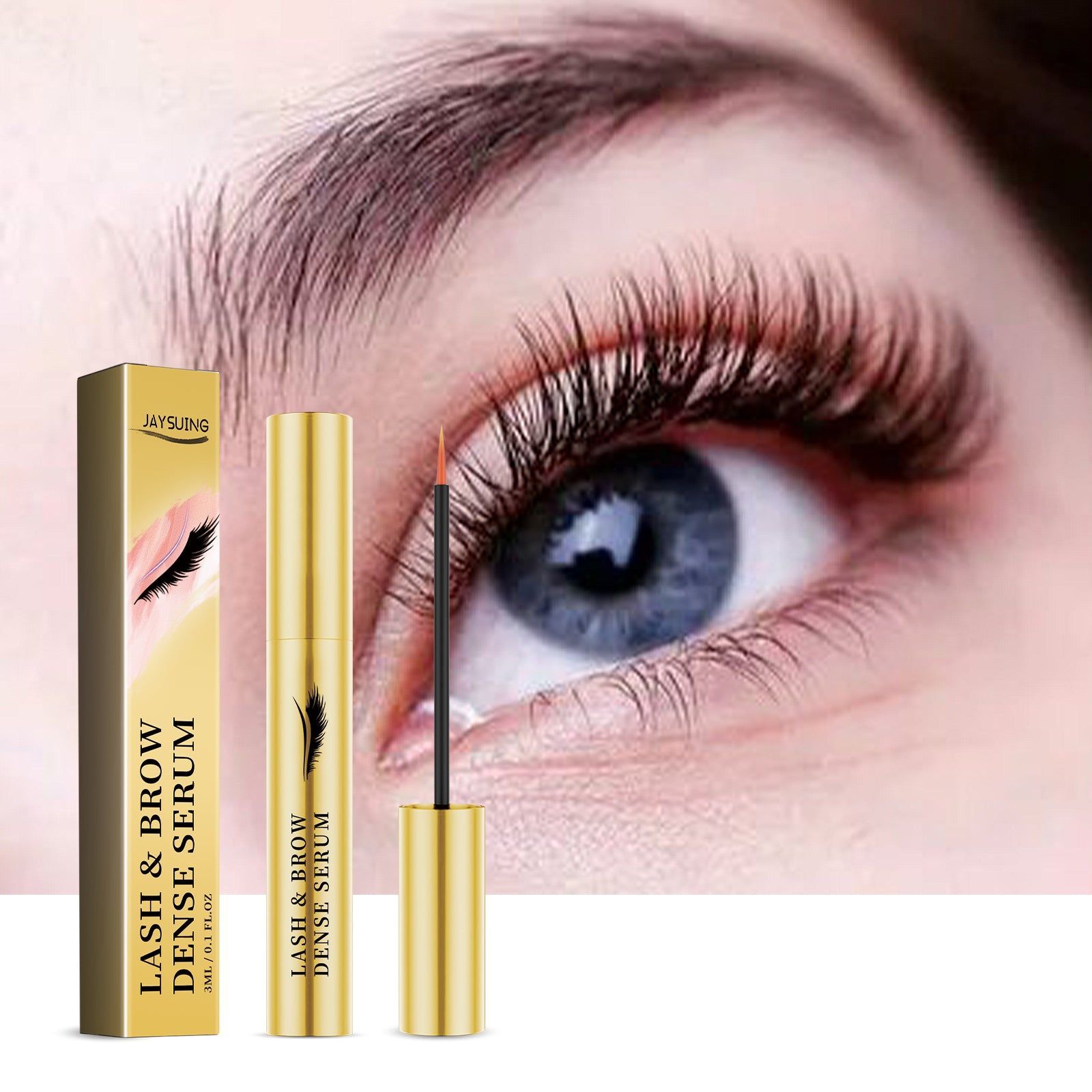 Boost Natural Length Lash & Brow Serum, Thick, Curled, Beautiful Eyelashes ,3ml