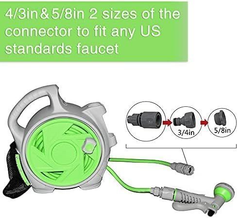 Mini Retractable Garden Hose Reel Simple Home Hose Reel