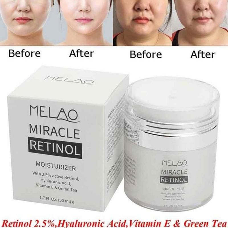 Retinol Moisturizer Cream Anti Aging Wrinkle Face Cream Vitamin E Hyaluronic Acid Cream