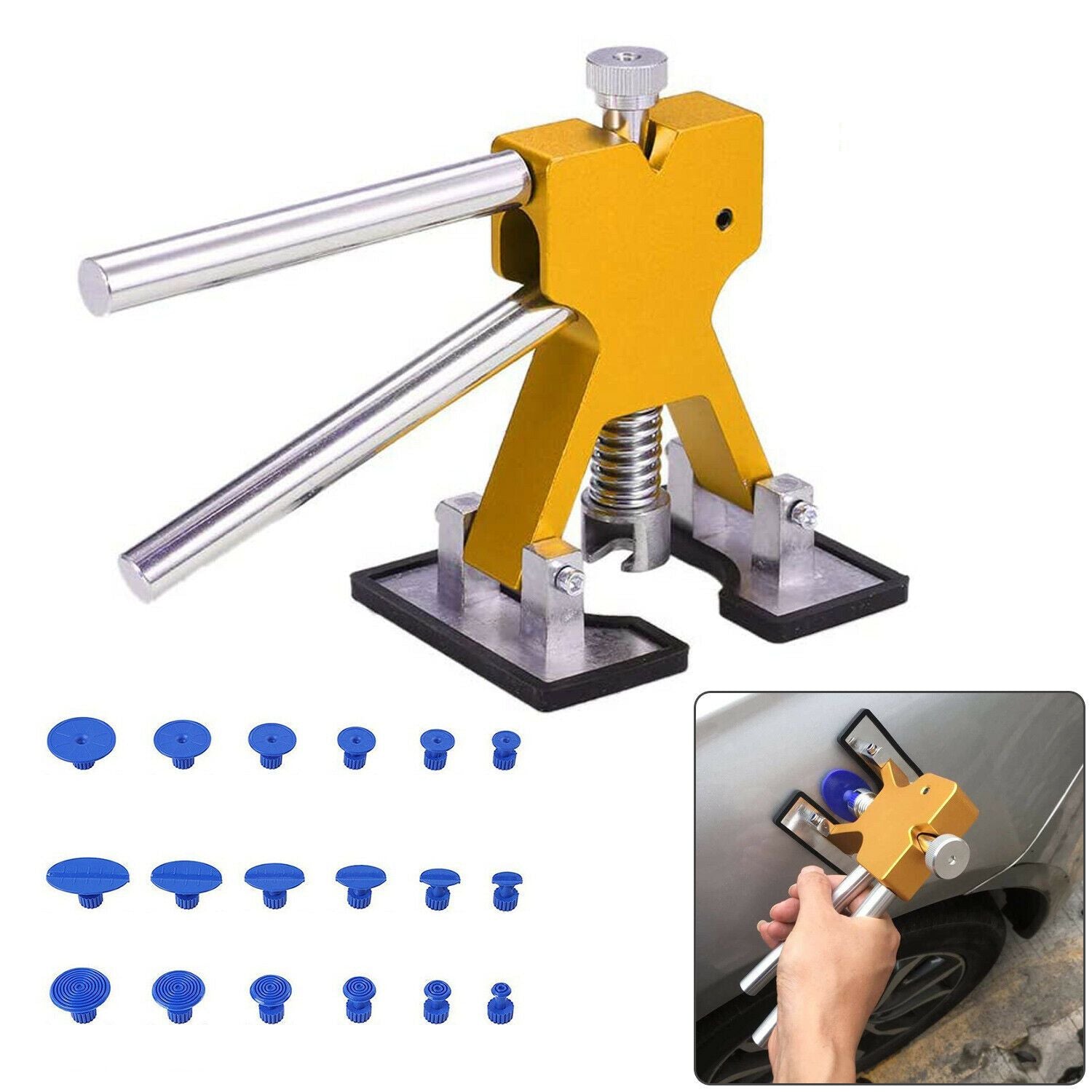 Car Paintless Dent Repair Kit Auto Dent Removal Tools Damage Remover Puller Lifter