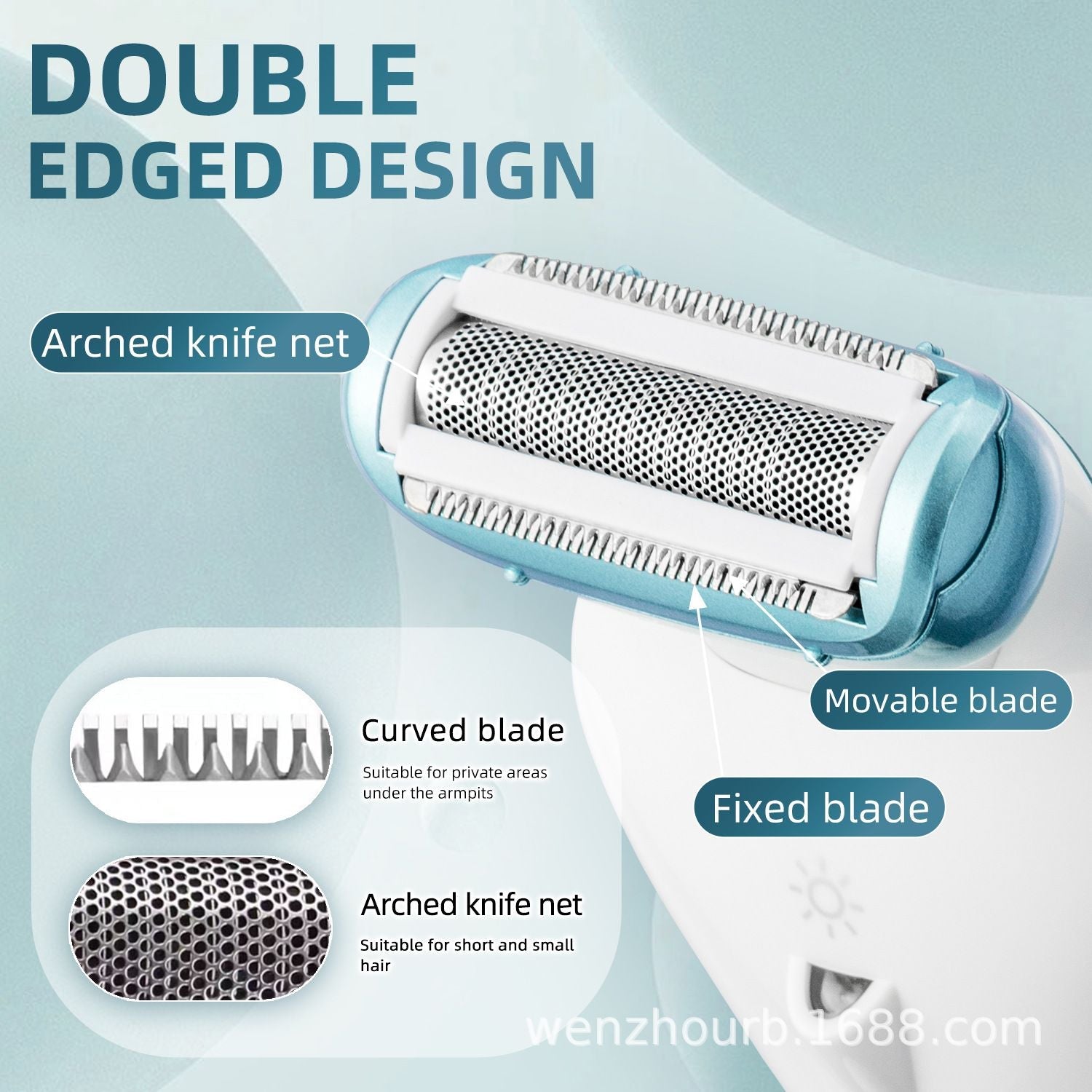 Women's Waterproof Body Hair Trimmer