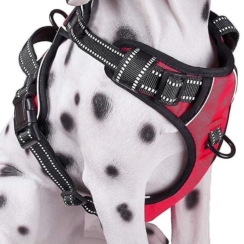 No-pull Dog Harness Padded Adjustable Pet Vest Harness For Large Dogs Training Or Walking