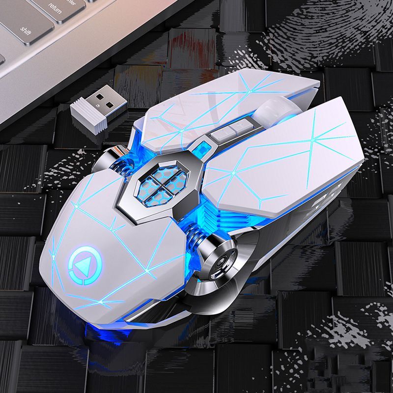 LED Optical PC Computer Wireless Rechargable Mouse For Gamping Competion