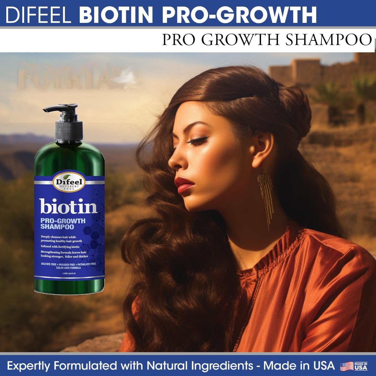 Difeel Biotin Pro-growth Shampoo 350ml