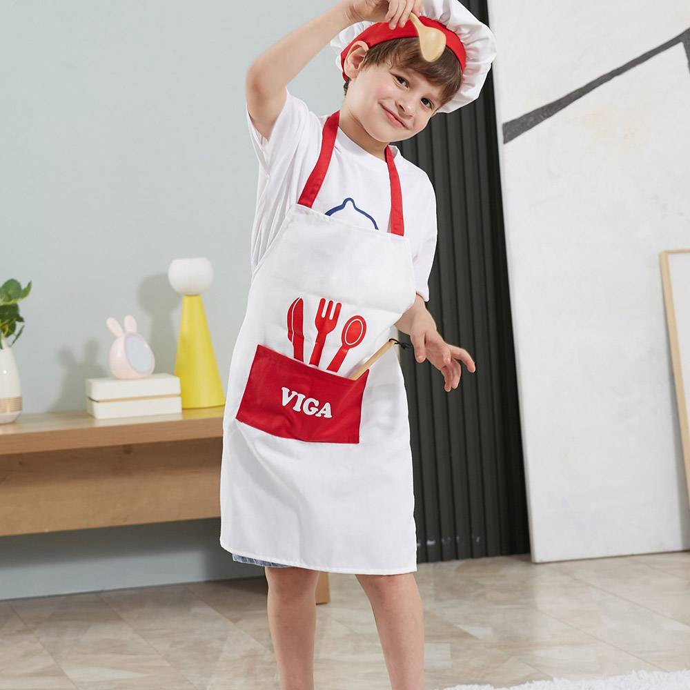 Little Chef Uniform & Hat - Viga