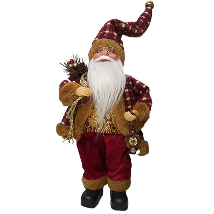 Santa Claus Figurine Doll Christmas Ornaments Home Decoration Child Gift Toy