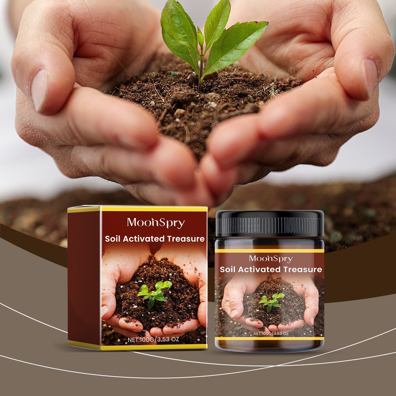 Boost Plant Growth with Soil Activator, Fast-Acting Fertilizer for Healthy Vegetables and Fruits ,100g