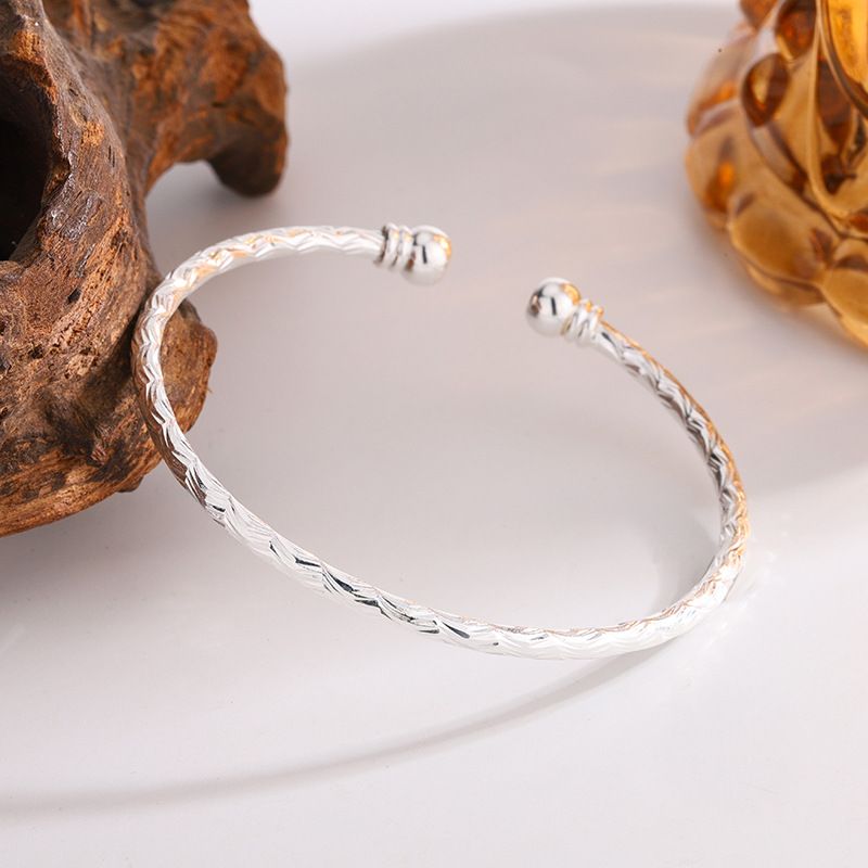 Women Cuff Bangles Simple Bracelets Mothers Day Gift