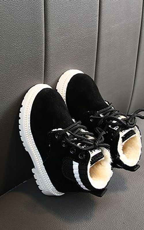 Kids Winter Martin Boots Children Plush Snow Shoes Toddler Warm Ankle Shoes