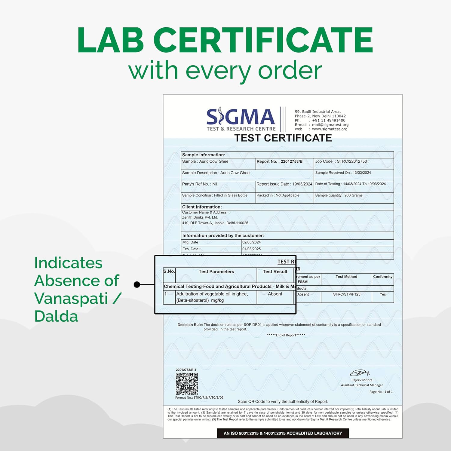 Auric A2 Bilona Desi Cow Ghee 500 ml