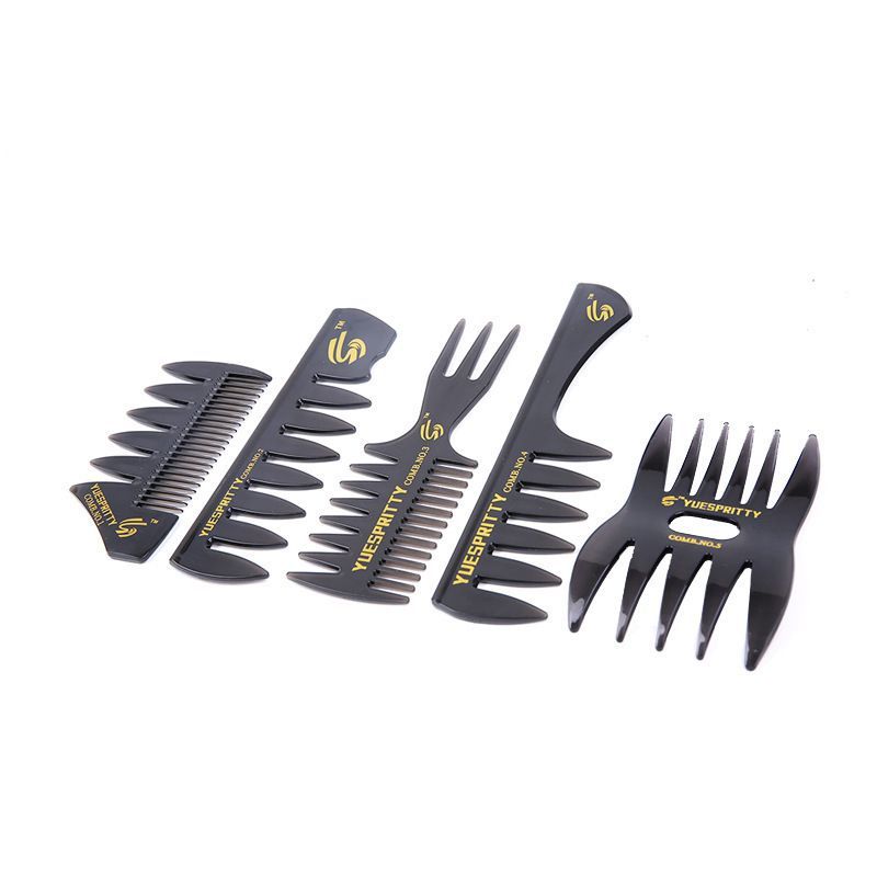 5Pcs Retro Hair Styling Comb Set for Men