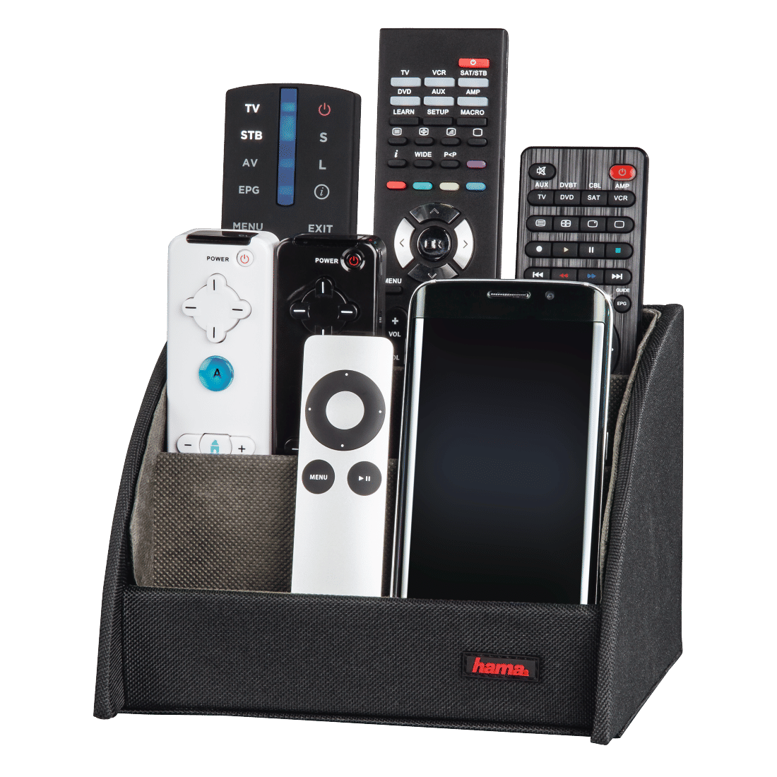 HAMA  REMOTE CONTROL HOLDER BLACK, BROWN