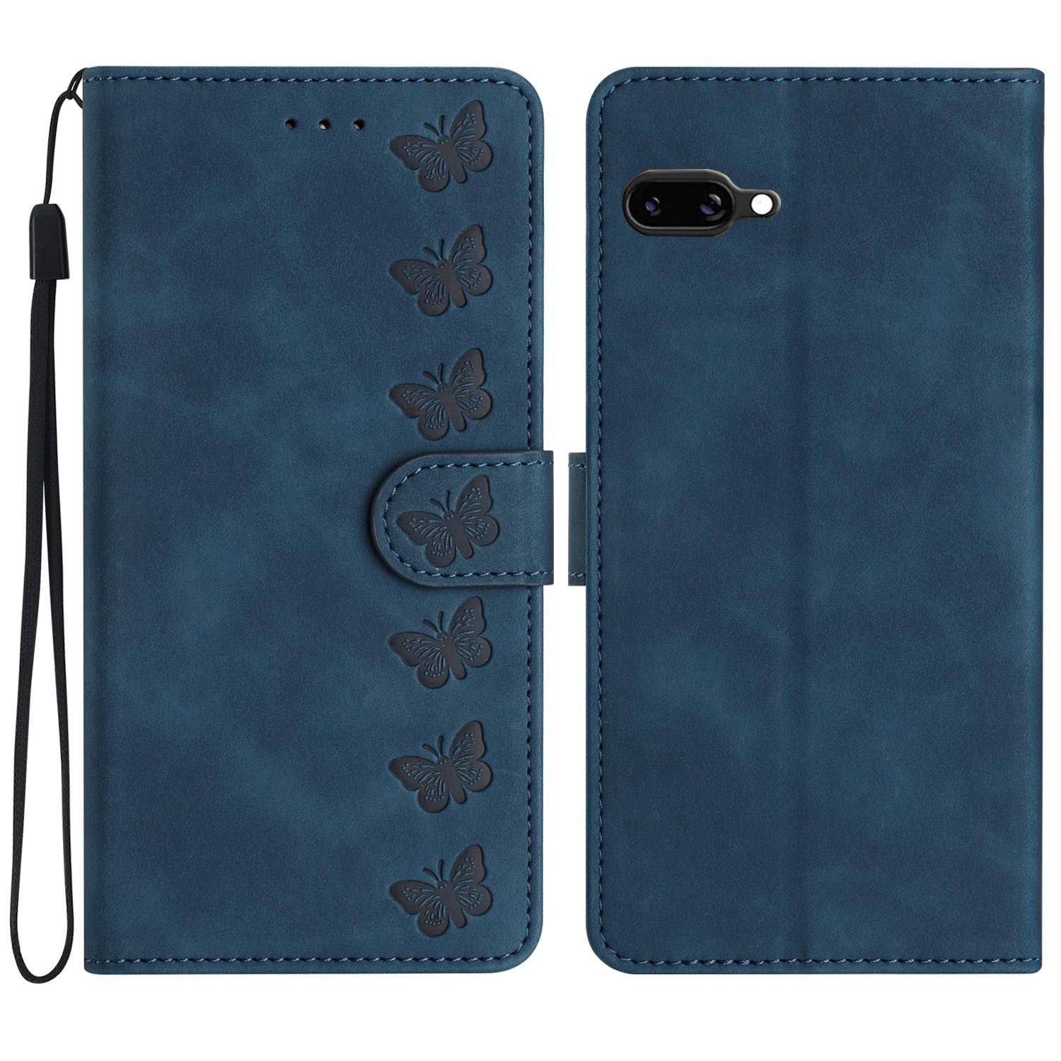 Seven Butterflies Embossed PU Case For Google Pixel 9a