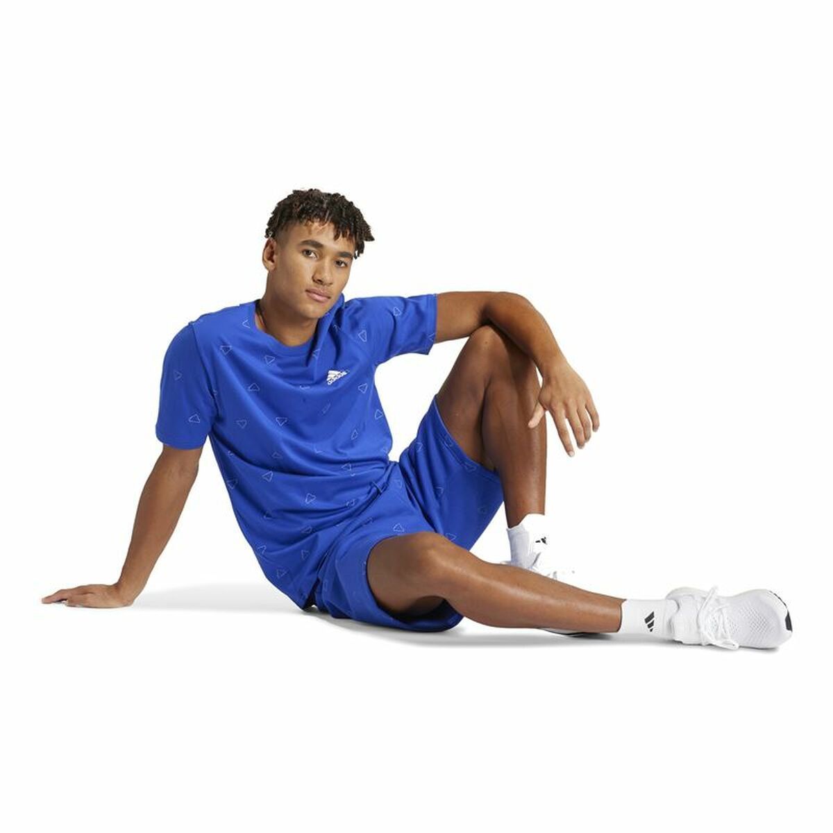 Men’s Short Sleeve T-Shirt Adidas Essentials Monogram