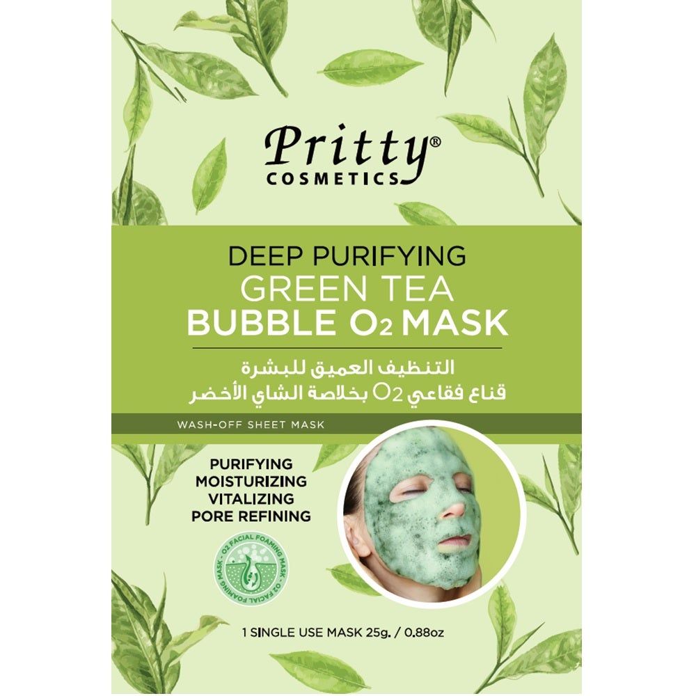 Pritty Cosmetics Deep Purifying Bubble O2 Face Mask, 25gm