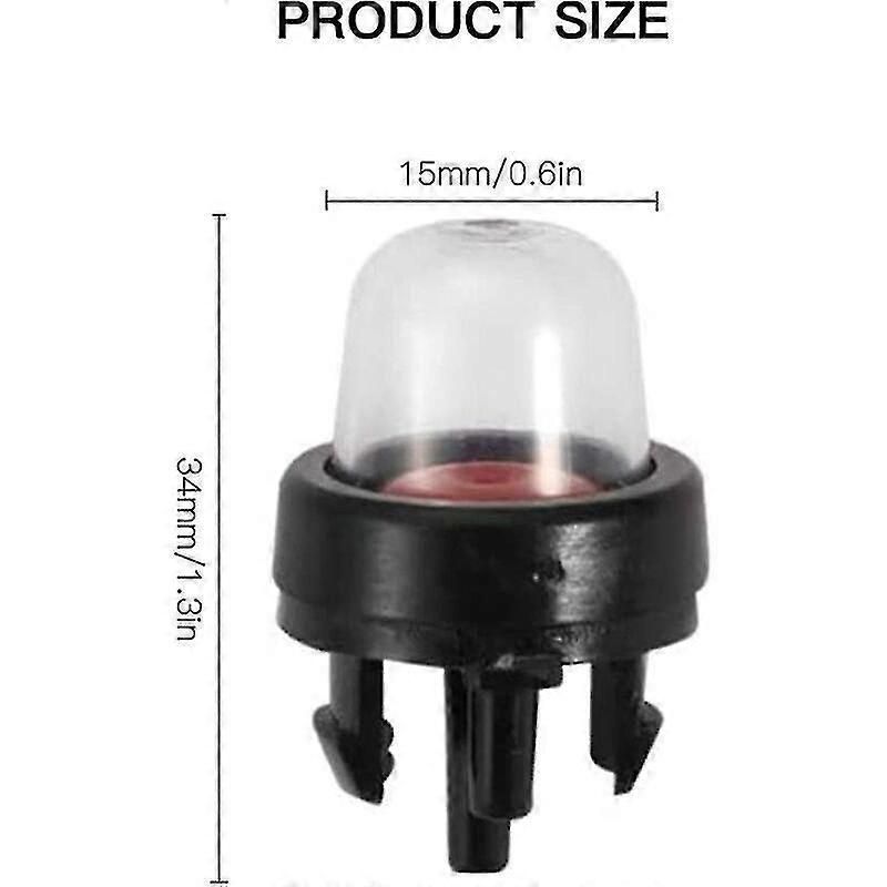 Carburetor Primer Pump & Fuel Bulbs Replacement - Compatible with Chainsaw, Blower, Trimmer Carburetors (Durable Construction)