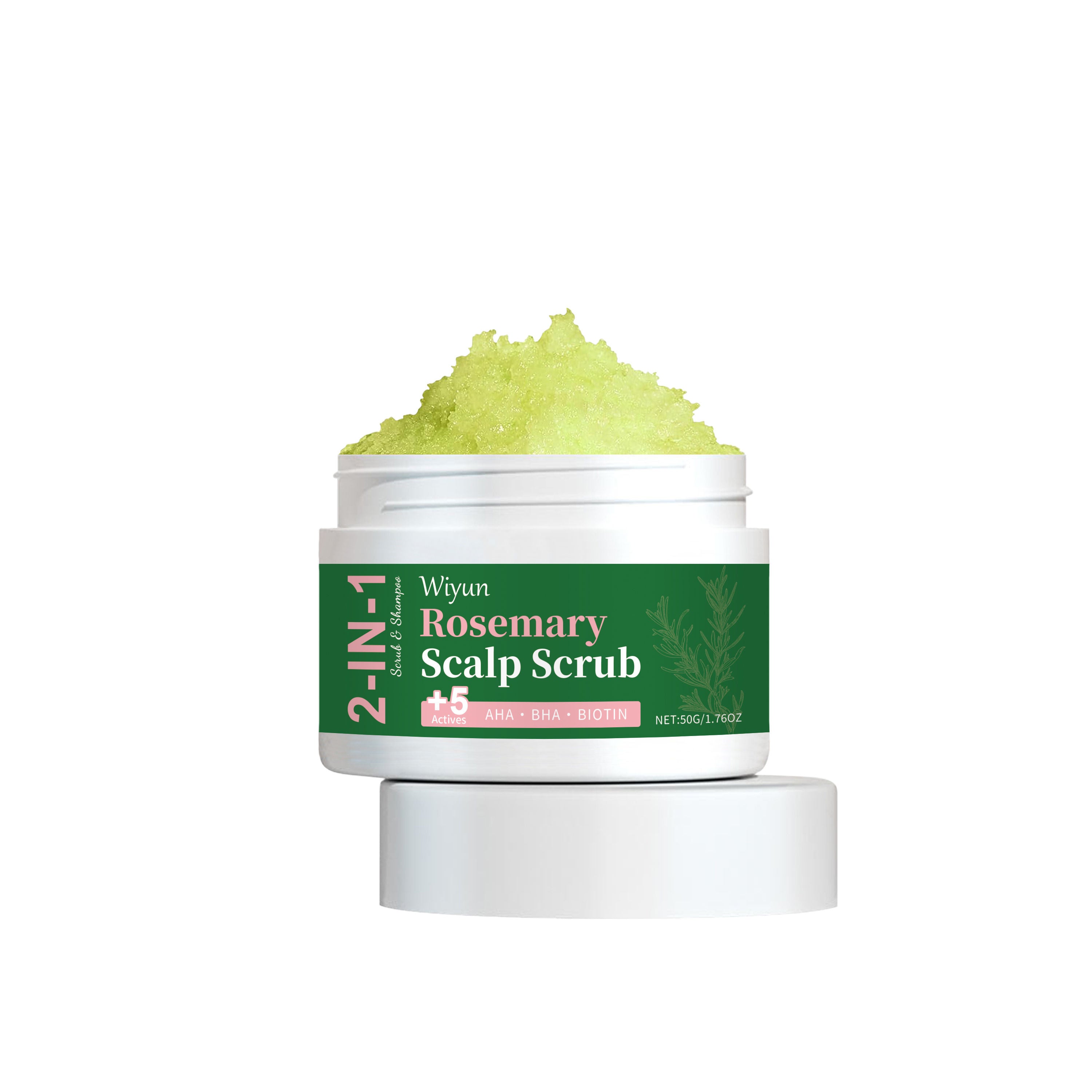 2-in-1 Scalp Care Scrub, Exfoliates, Controls Oil, Soothes, Hair Strengthening ,50g