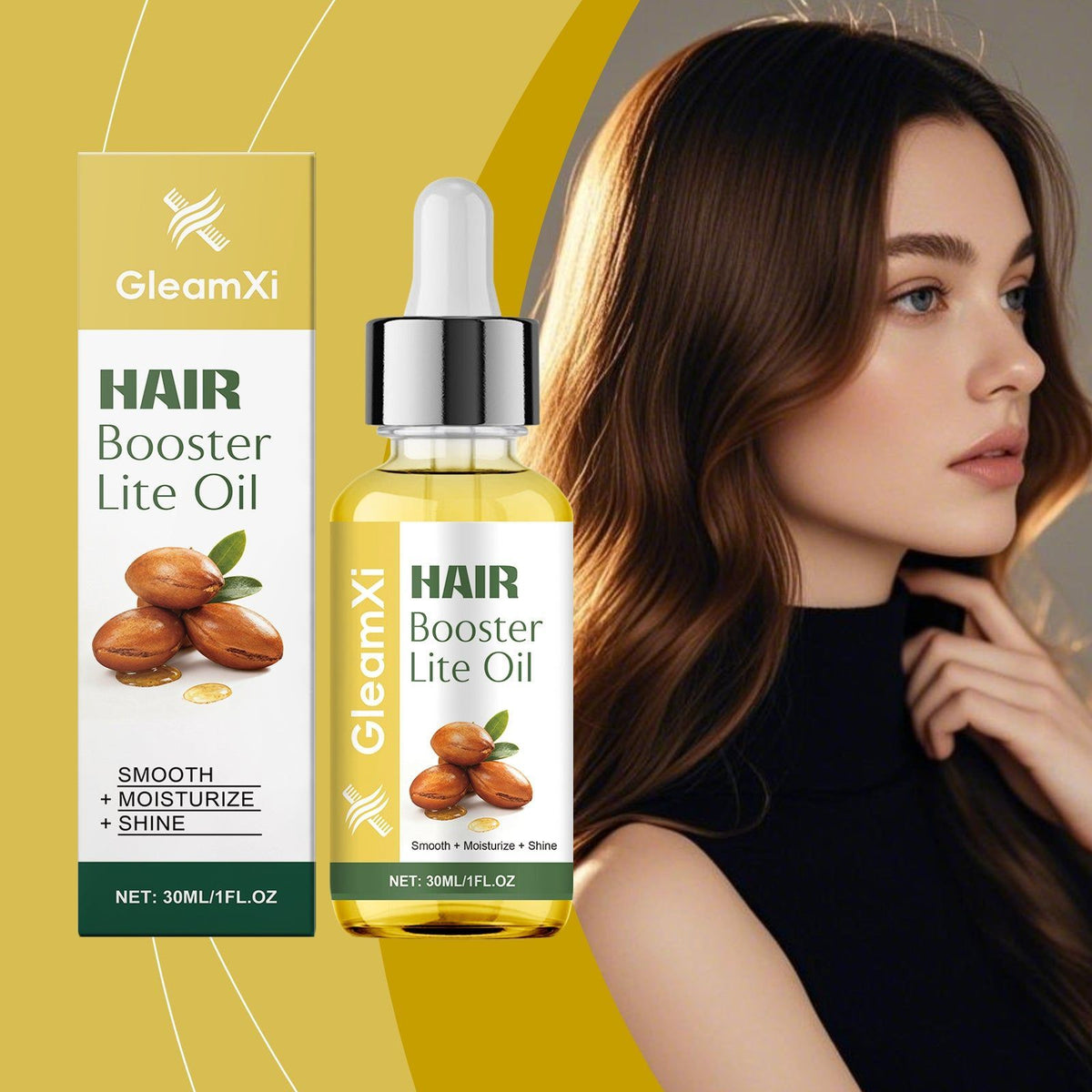 Light Hair Oil for Hair Care, Strengthens Roots, Reduces Hair Loss, Nourishes Scalp ,30ml