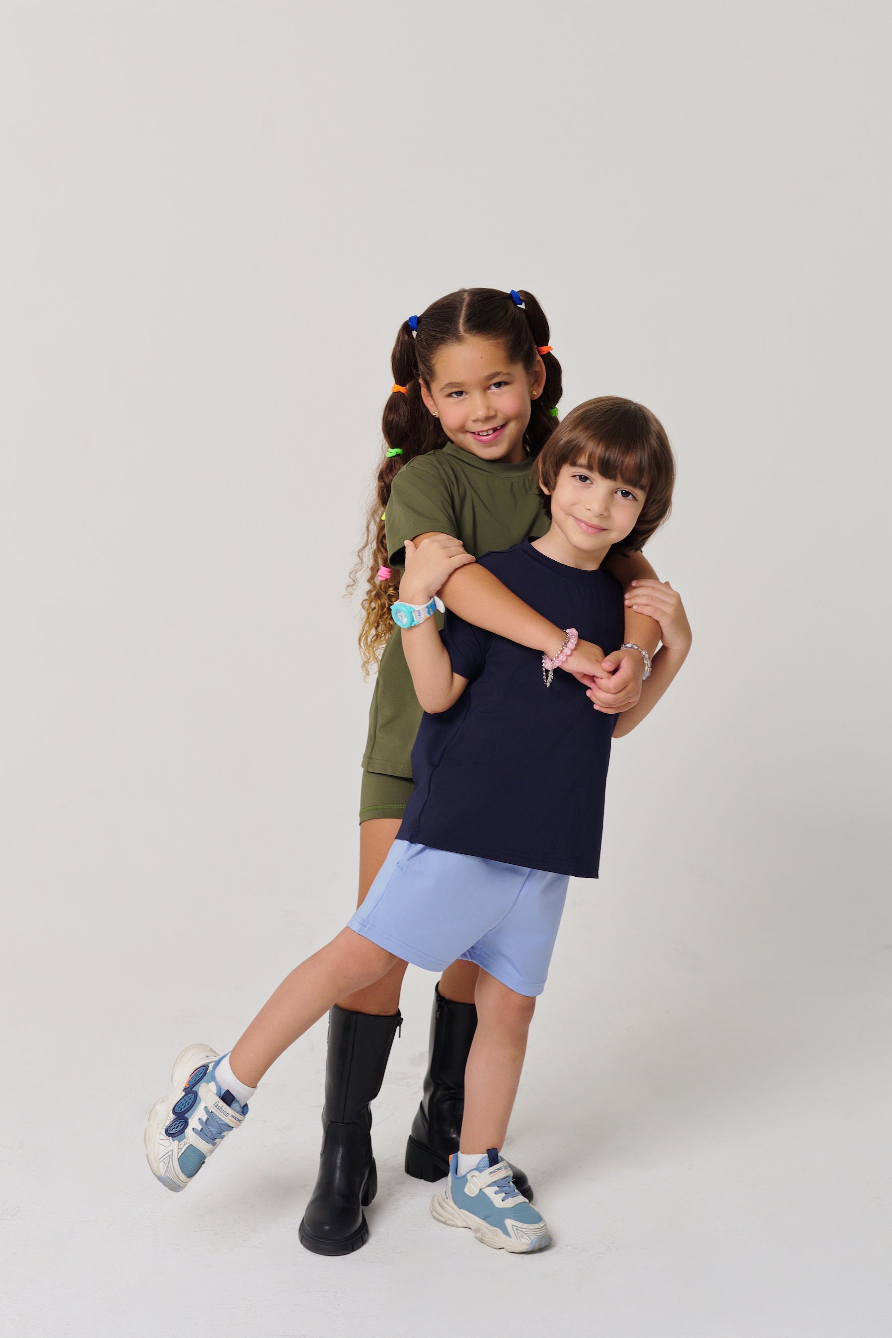 تي شيرت MULU Classic للأطفال (للجنسين) - أزرق