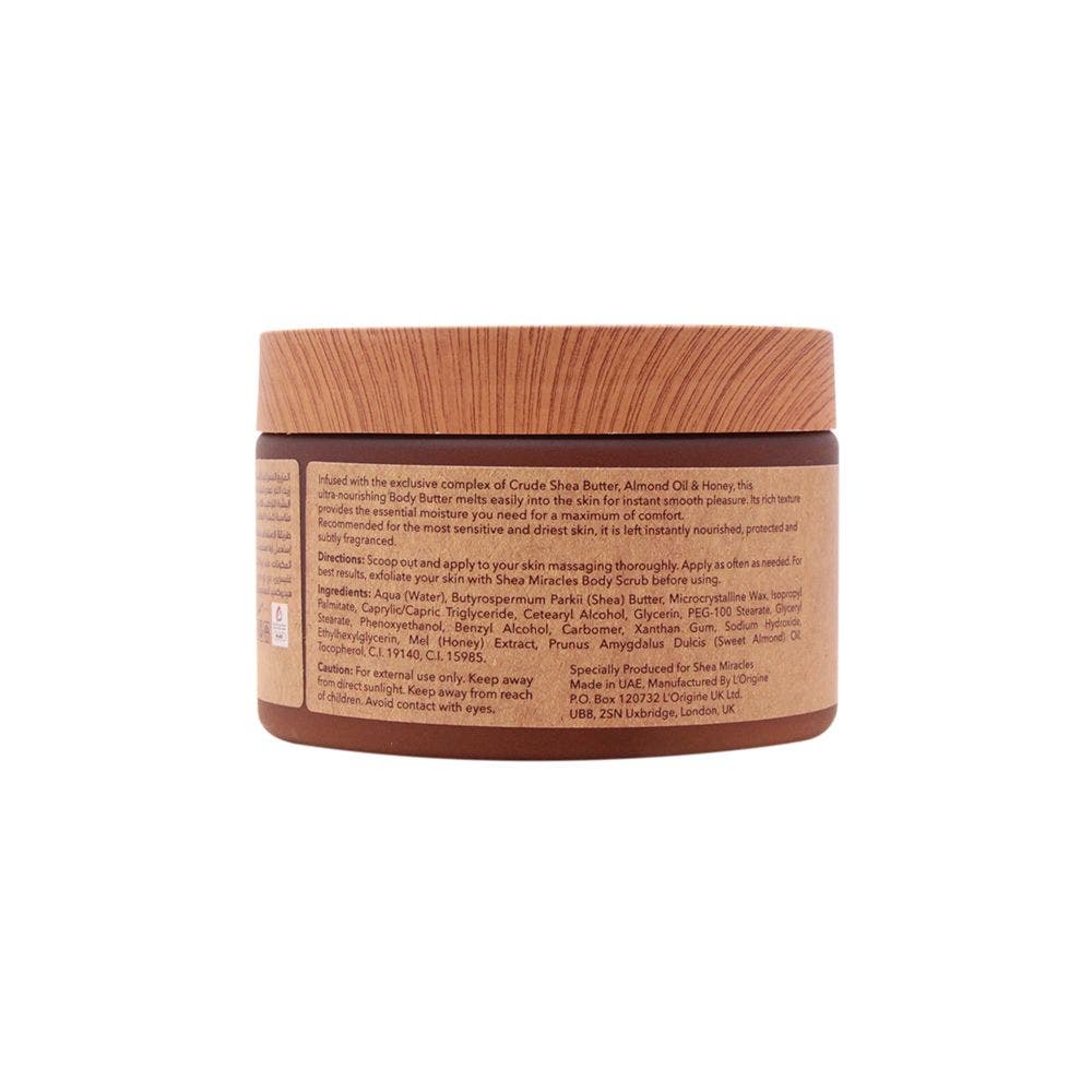 Shea Miracles Shea Body Butter Almond Oil and Honey