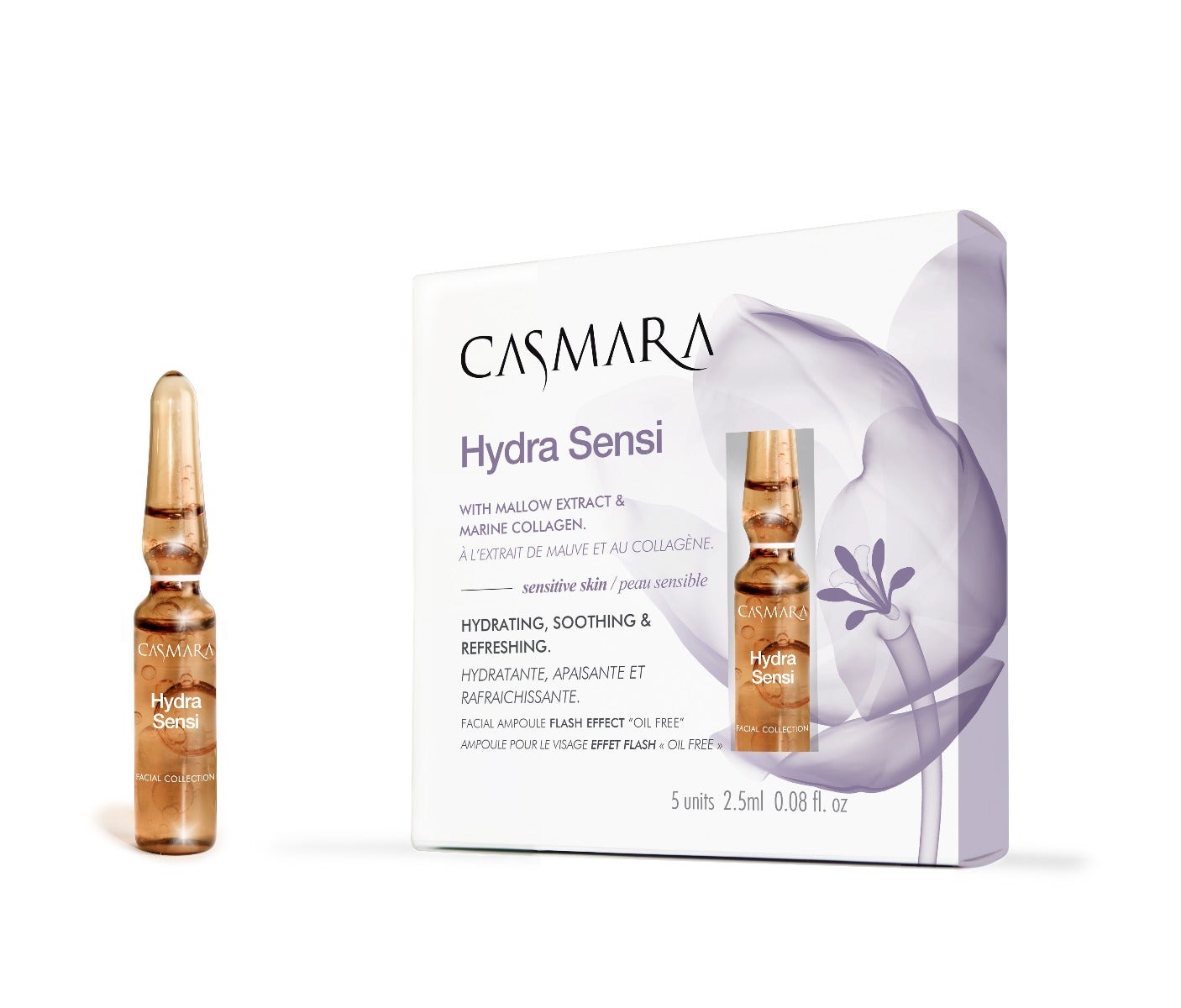 Casmara Hydra Sensi Flash Solution Ampoule, 5x2.5ml
