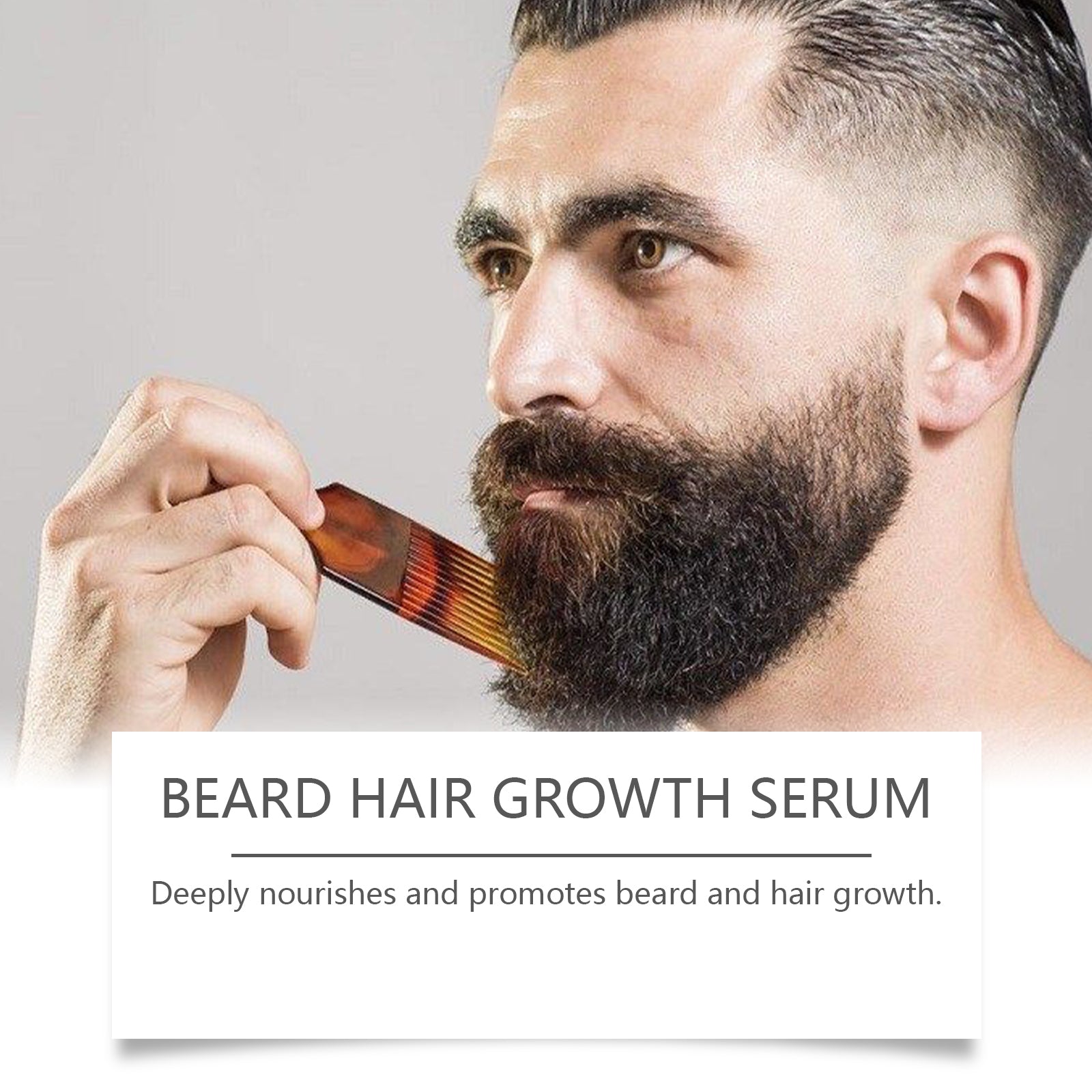 Revitalize Beard Care Essence, Hydrating, Nourishing, Promotes Growth, Soft & Brightening ,60ml