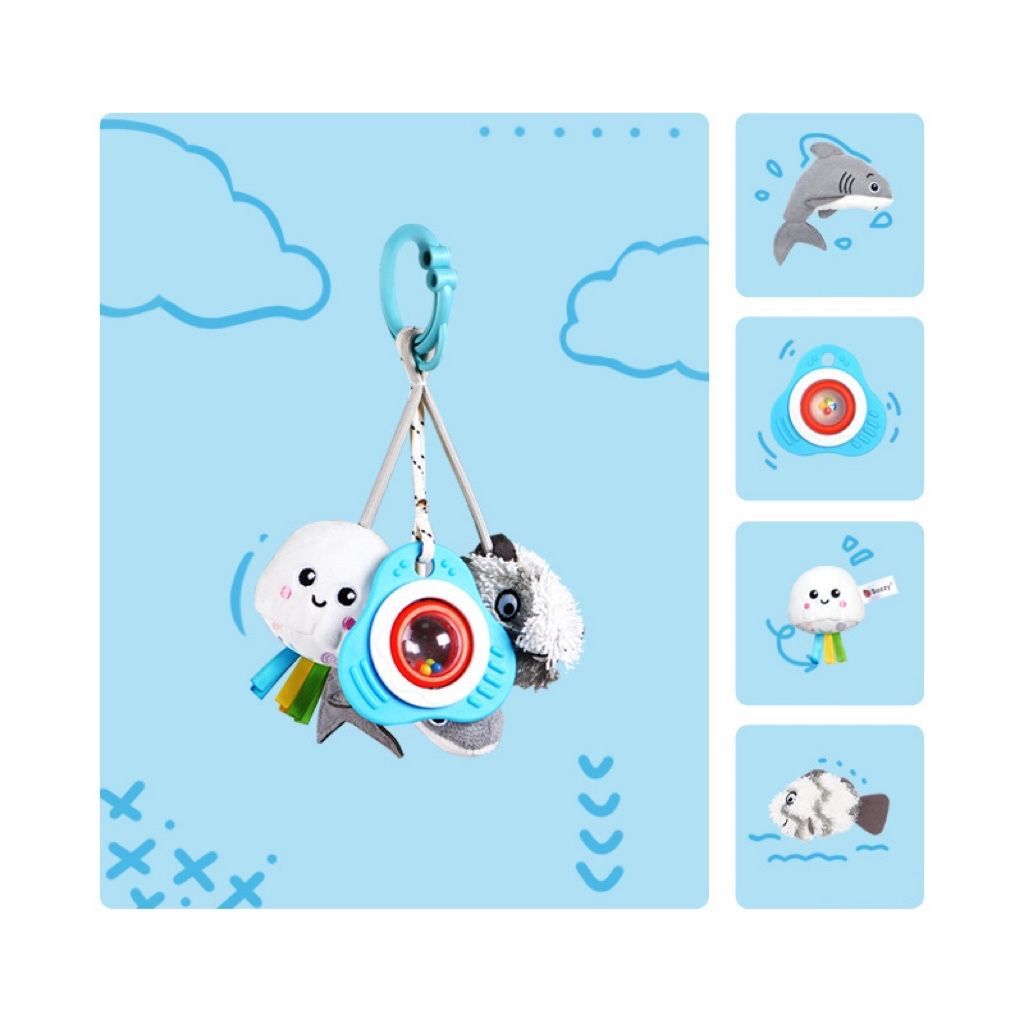 Baby Stroller Toys Hanging Plush Toys Baby Rattle Toys Baby Sensory Toys Teether