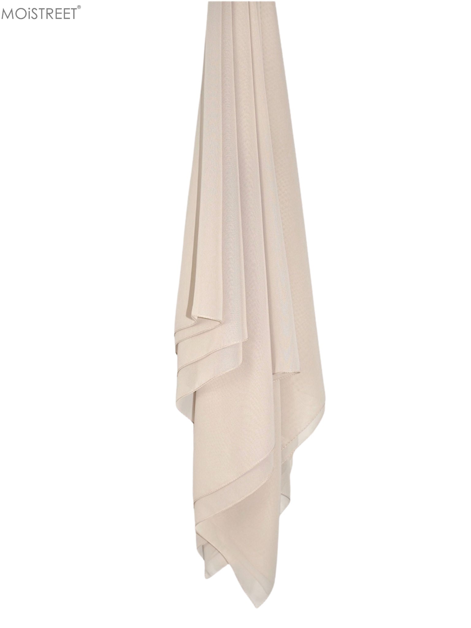 MOiSTREET Hijab Beige Chiffon