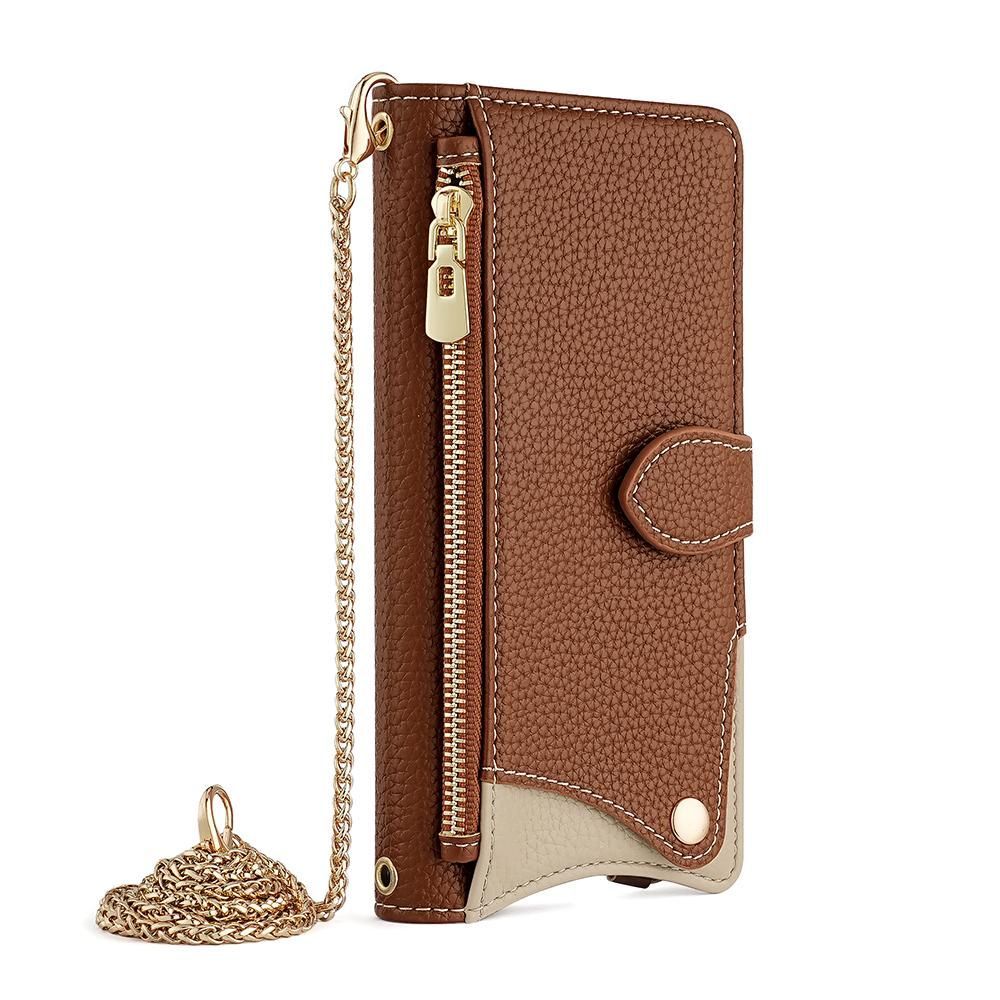 Litchi Leather Case For Huawei nova 12i / Enjoy 70 Pro
