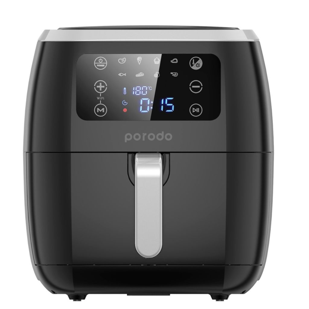 Porodo Lifestyle Smart Air Fryer With App Control, 6L Capacity