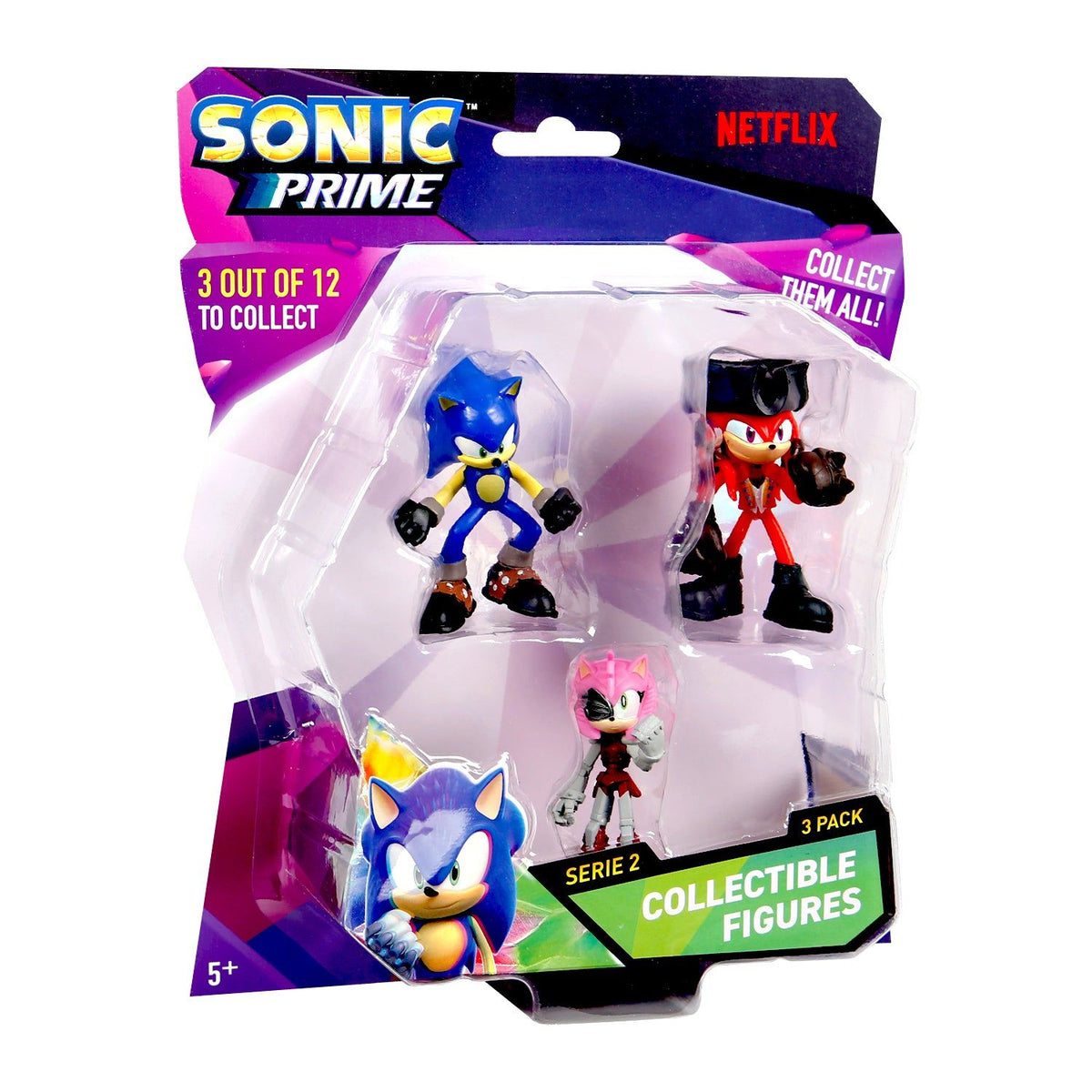 Sonic - 3-In-1 Figure Blister - 1Pc