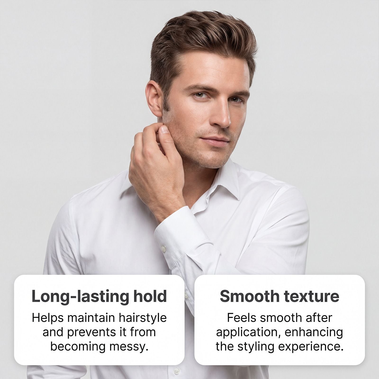 Hair Styling Wax Lightweight Flexible Hold 70g