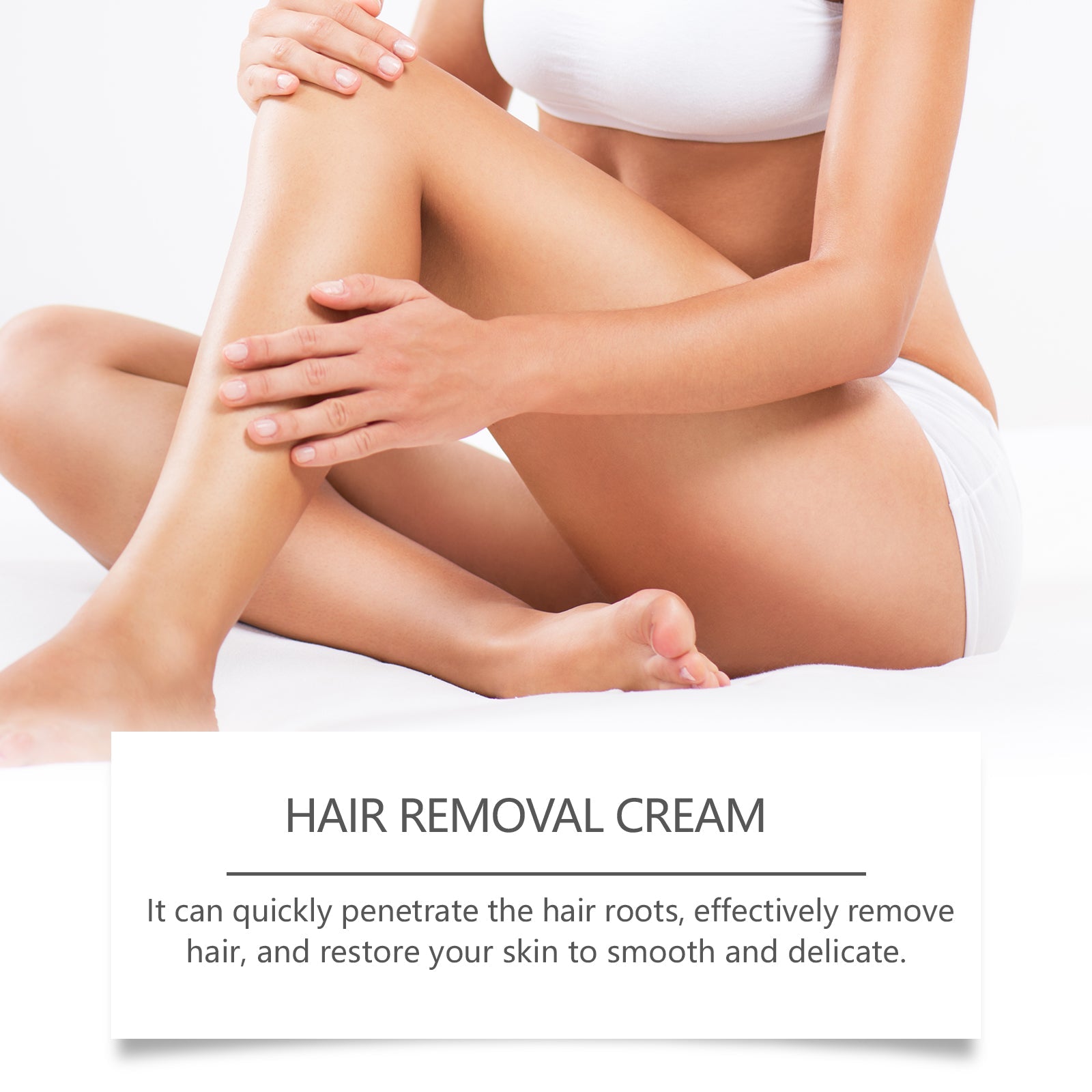 Body Care Depilation Cream, Gentle Hair Removal, Smooth & Moist Skin ,1set