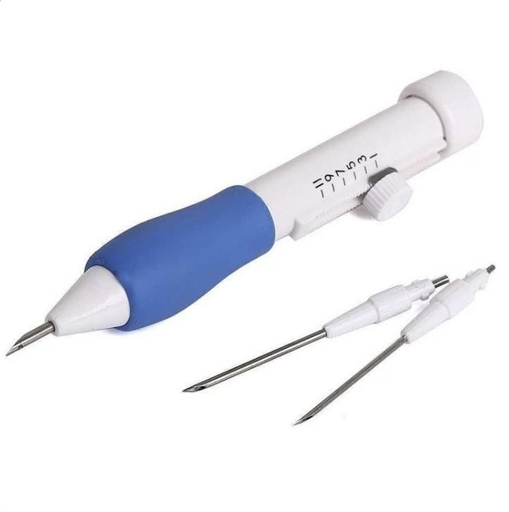 Magic Embroidery Pen Punch Needles Set Stitching Knitting Tools For DIY Embroidery Sewing