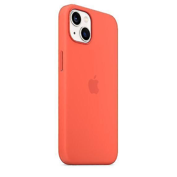 For iPhone 13 Phone Case - Silicone Cover with MagSafe Support for Quick Charging and Animation Prompts