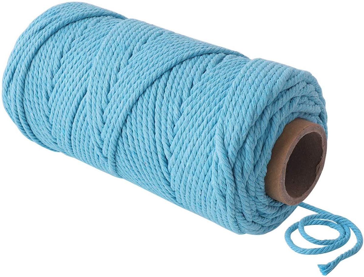 3 x 200 mm Cotton Cone Yarn Macrame Yarn Cotton Rope DIY Art Craft Knitting Tools