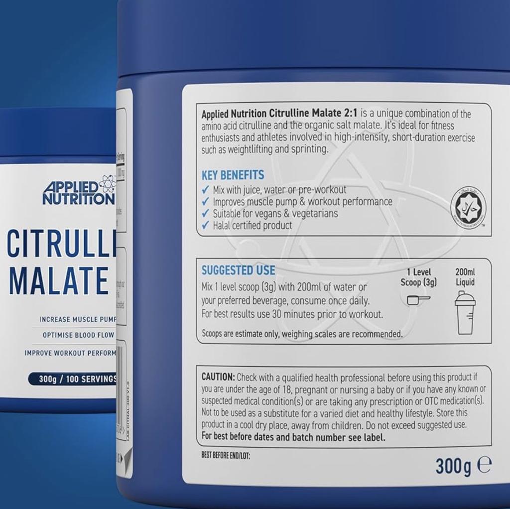 Applied Nutrition Citrulline Malate 2:1 (300g)