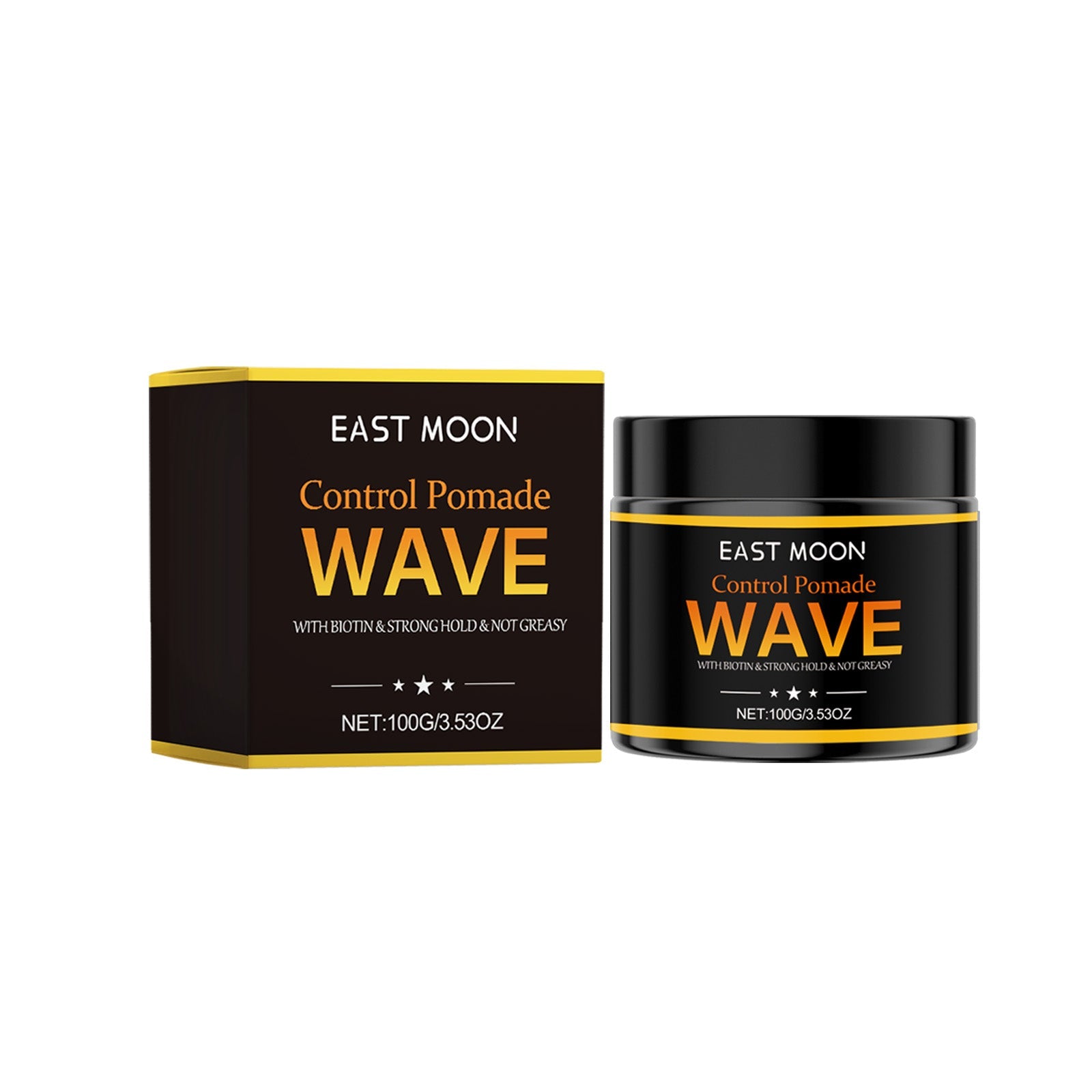 Control Pomade, Long-Lasting Stable Hair Wax for Men, Hydrating, Strong Hold ,100g