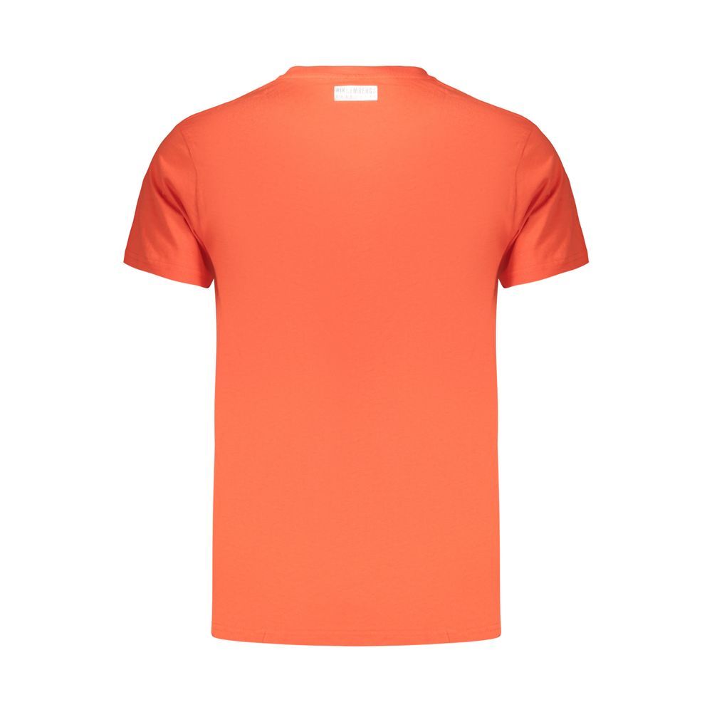 Orange Cotton Men's T-Shirt