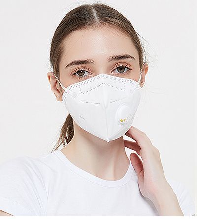 KN95 Face Masks With Valve 50PCs Medical Protective Disposable Face Masks