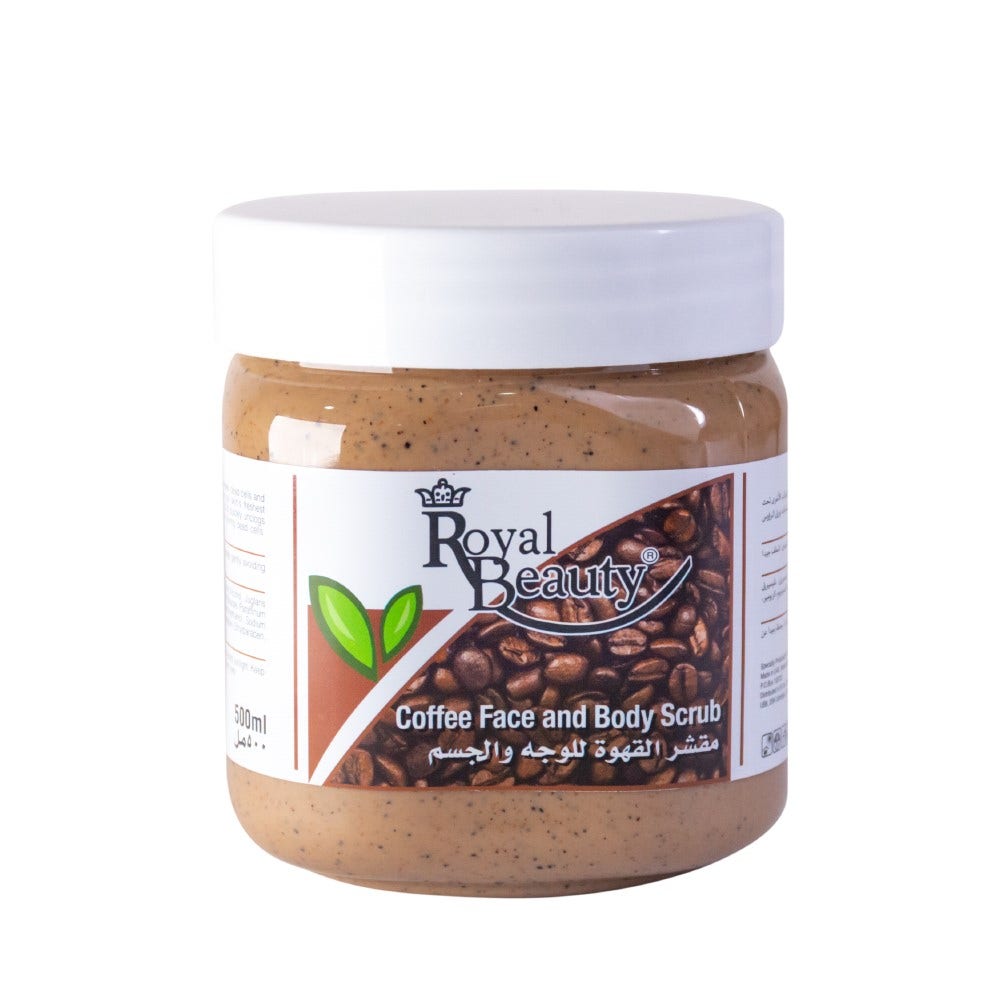 Royal Beauty Face & Body Scrub Coffee, 500ml