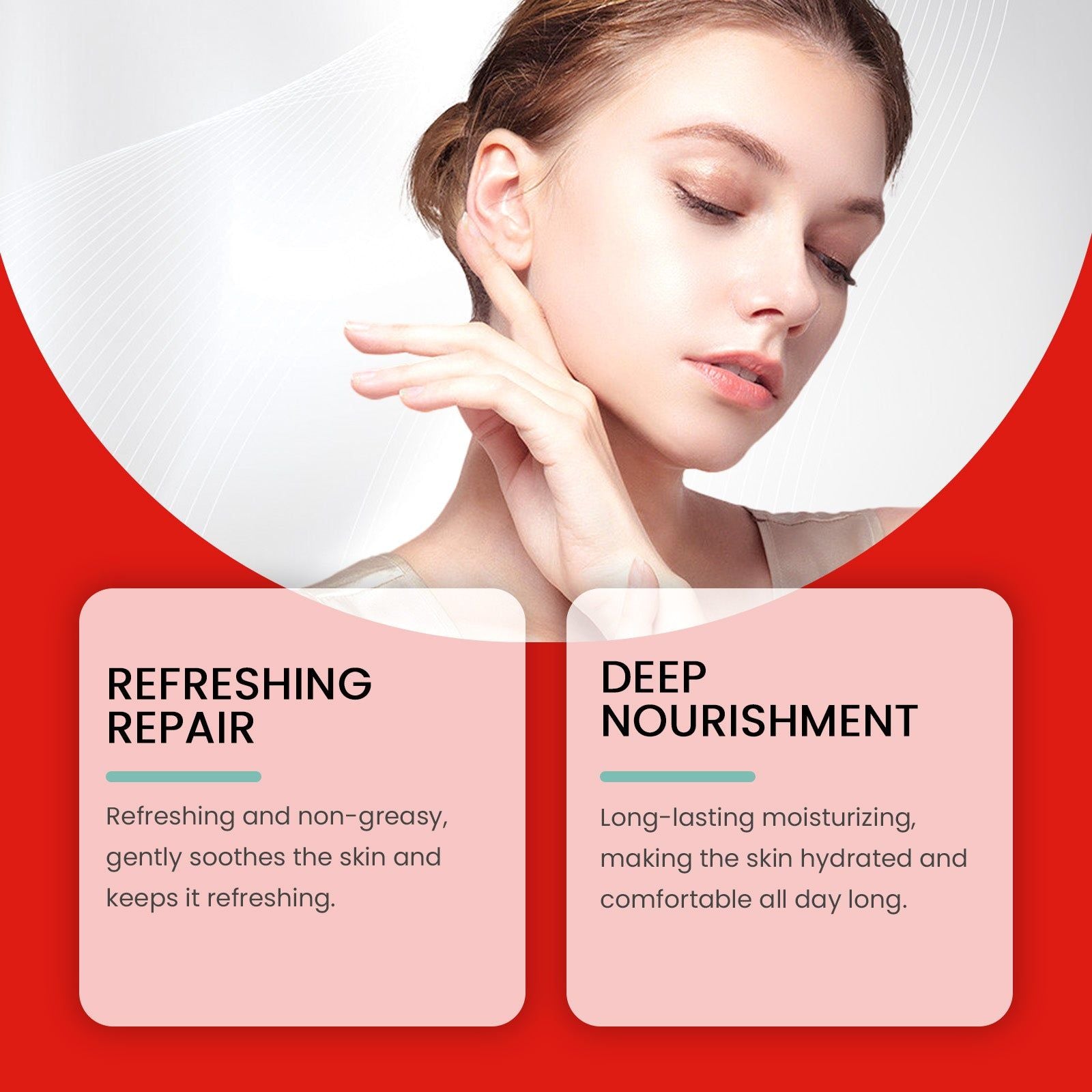 Acne Relief Cream for Skin Repair, Clear Pores, Moisturize, Smooth, Acne Treatment ,50g