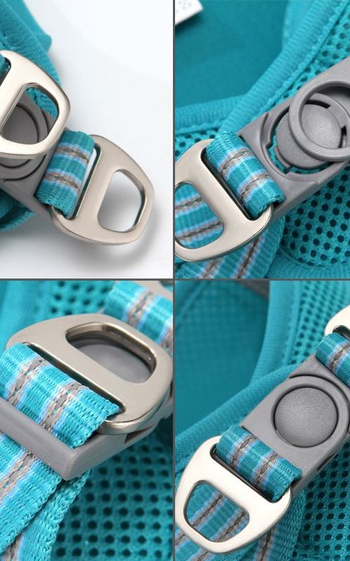 Dog Harness Adjustable Mesh Dog Vest Harness With Leash Set Pet Leash For Small Pets