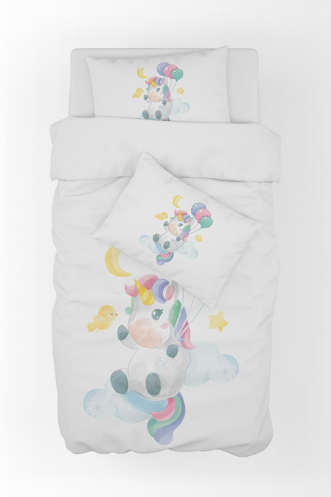 Unicorn Printed Duvet Cover Set For Baby