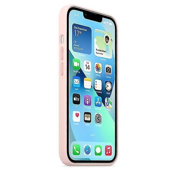 For iPhone 13 - Silicone Case with MagSafe, Protective and Stylish Phone Cover