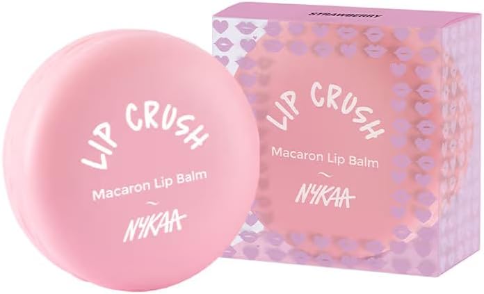 Nykaa Macaron Lip Balm  Strawberry06