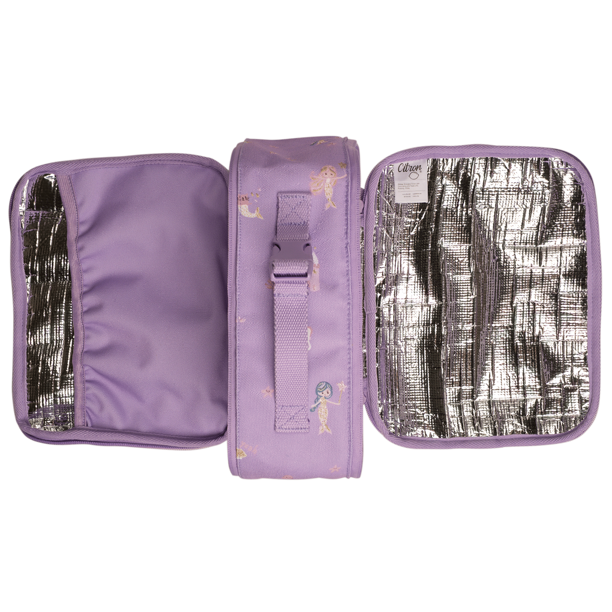Citron Insulated Square Lunch Bag - Mermaid