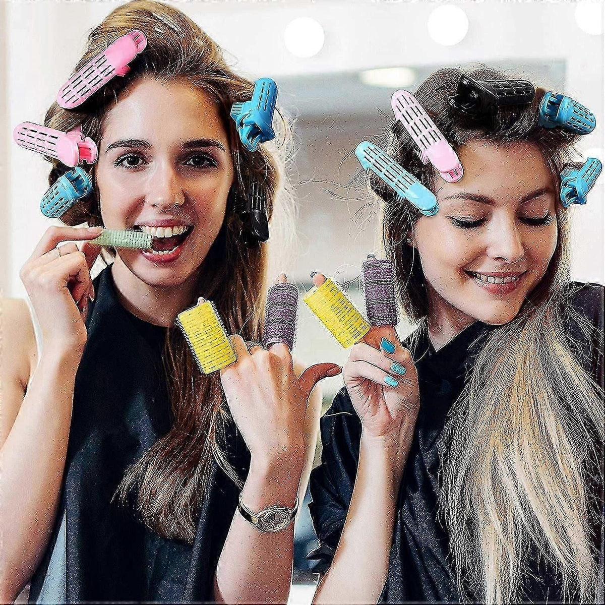 9pcs Hair Root Clips, Volumizing Self Grip Volume Hair Curler
