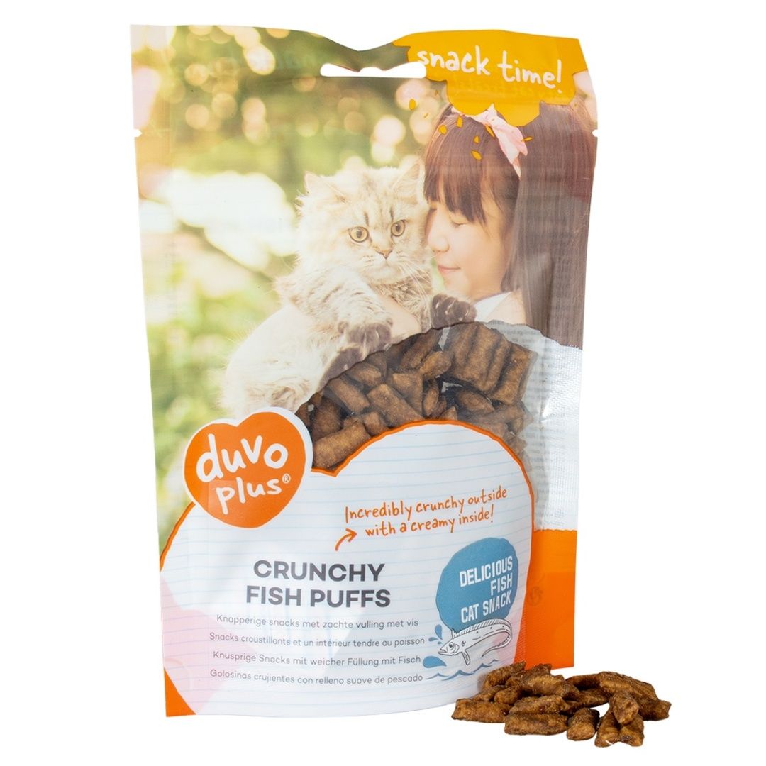 Duvo+ Crunchy Puffs for Cats, 50g