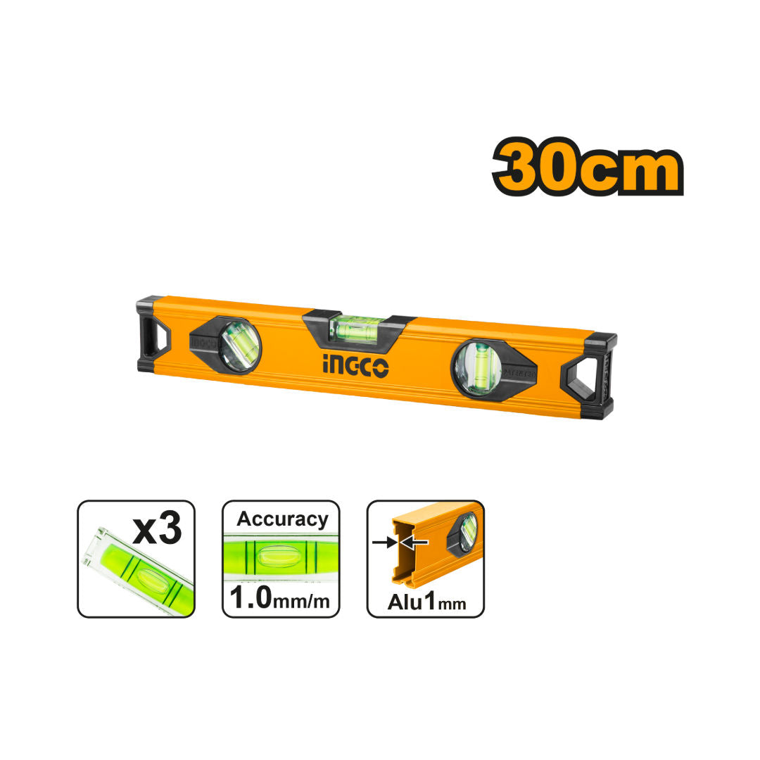 INGCO Spirit Level,  Aluminum, 1mm